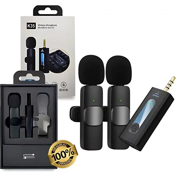 K35 Dual Wireless Microphone
